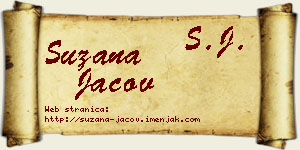 Suzana Jačov vizit kartica